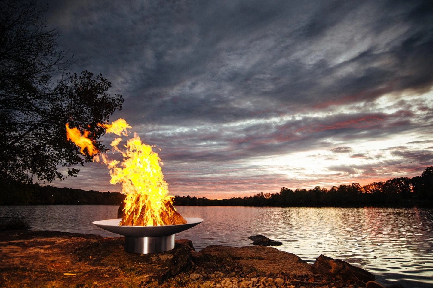 Fire Pit Art Bella Vita 34-inch Wood Burning Fire Pit - BV34