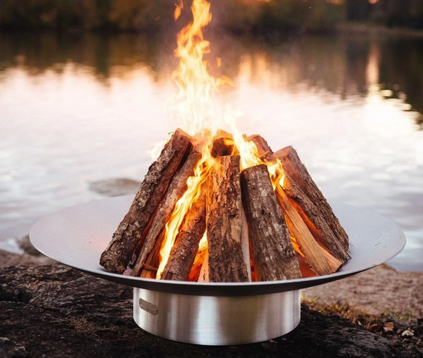 Fire Pit Art Bella Vita 70-inch Match Lit Fire Pit - Bella Vita70-PENTA48-400K BTU