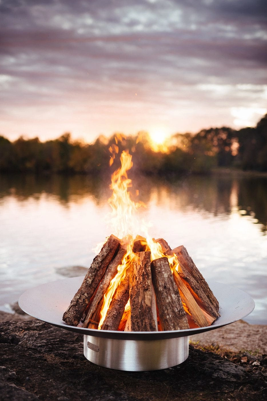 Fire Pit Art Bella Vita 70-inch Match Lit Fire Pit - Bella Vita70-PENTA48-400K BTU