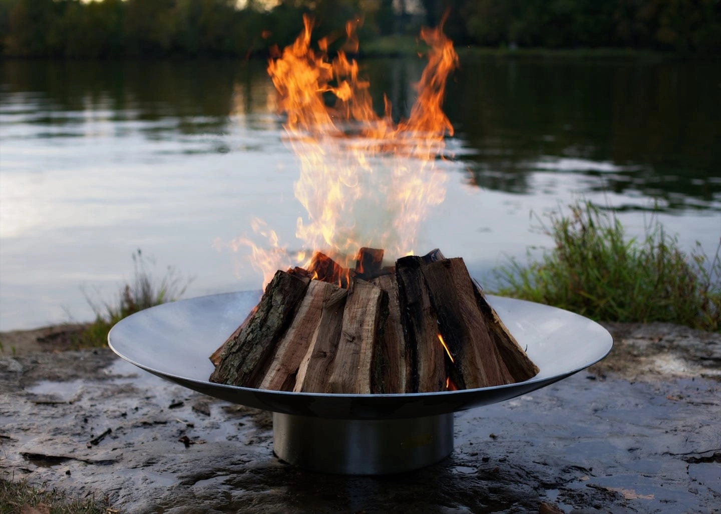 Fire Pit Art Bella Vita 70-inch Match Lit Fire Pit - Bella Vita70-PENTA48-400K BTU