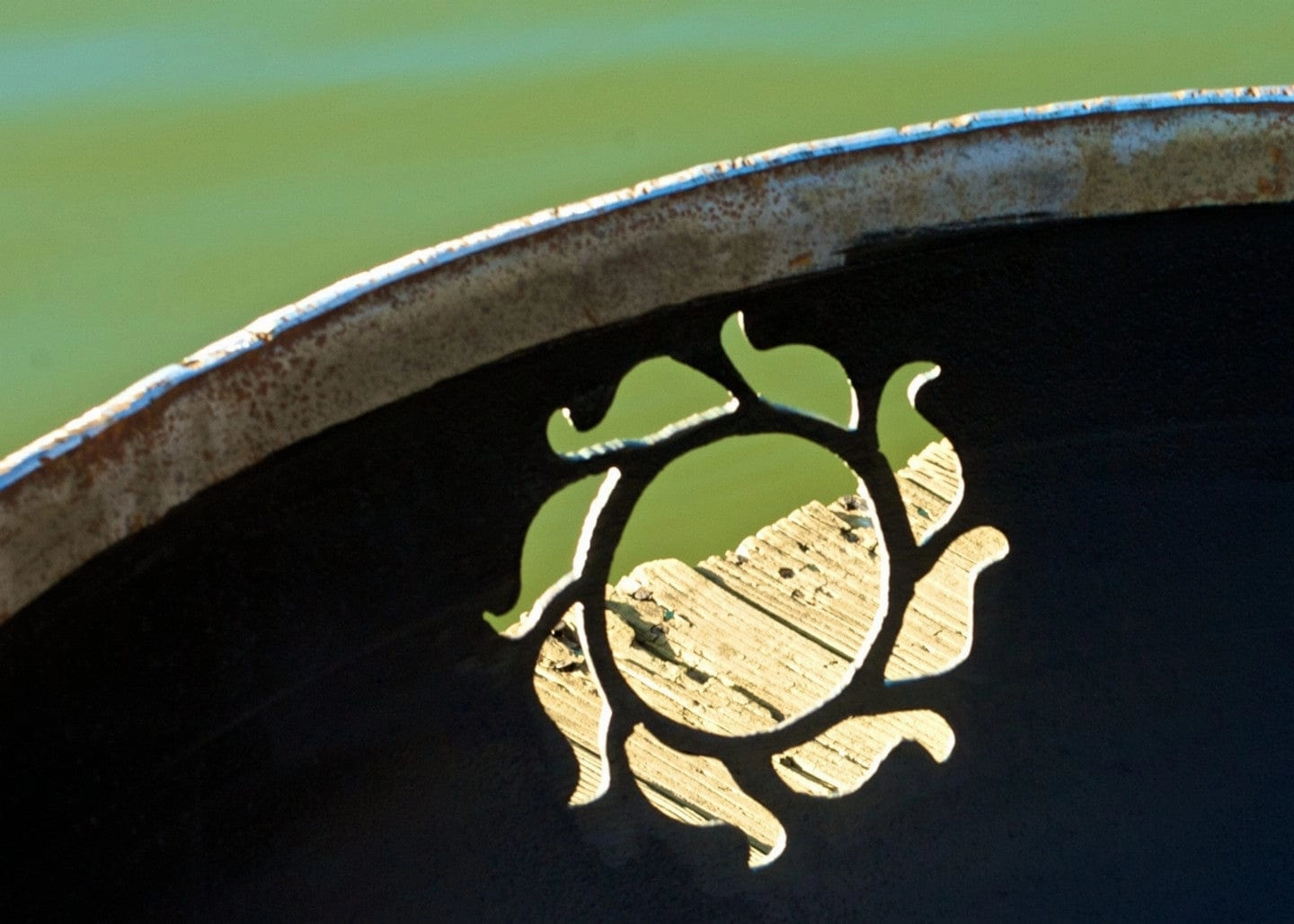 Fire Pit Art Kokopelli 36-inch Wood Burning Fire Pit - KO