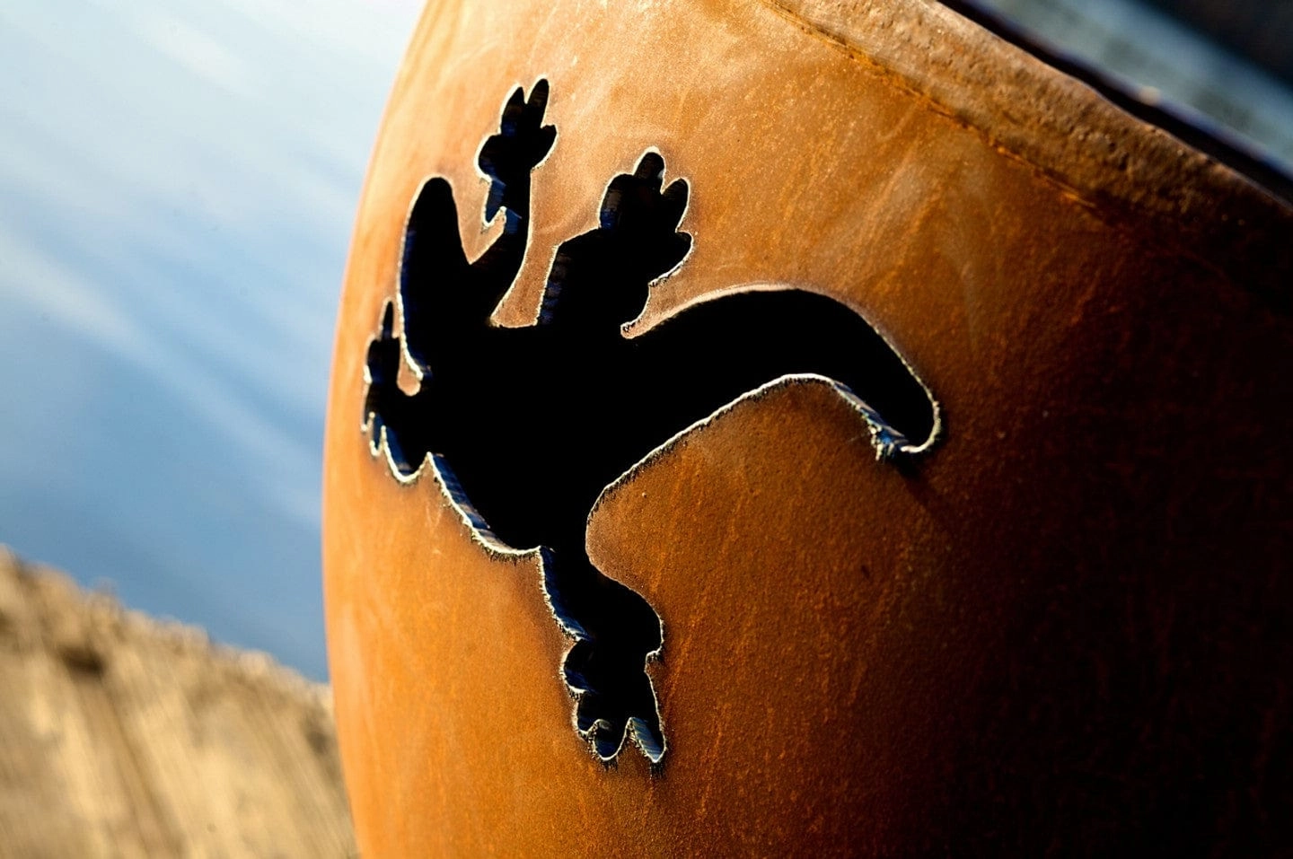 Fire Pit Art Kokopelli 36-inch Wood Burning Fire Pit - KO