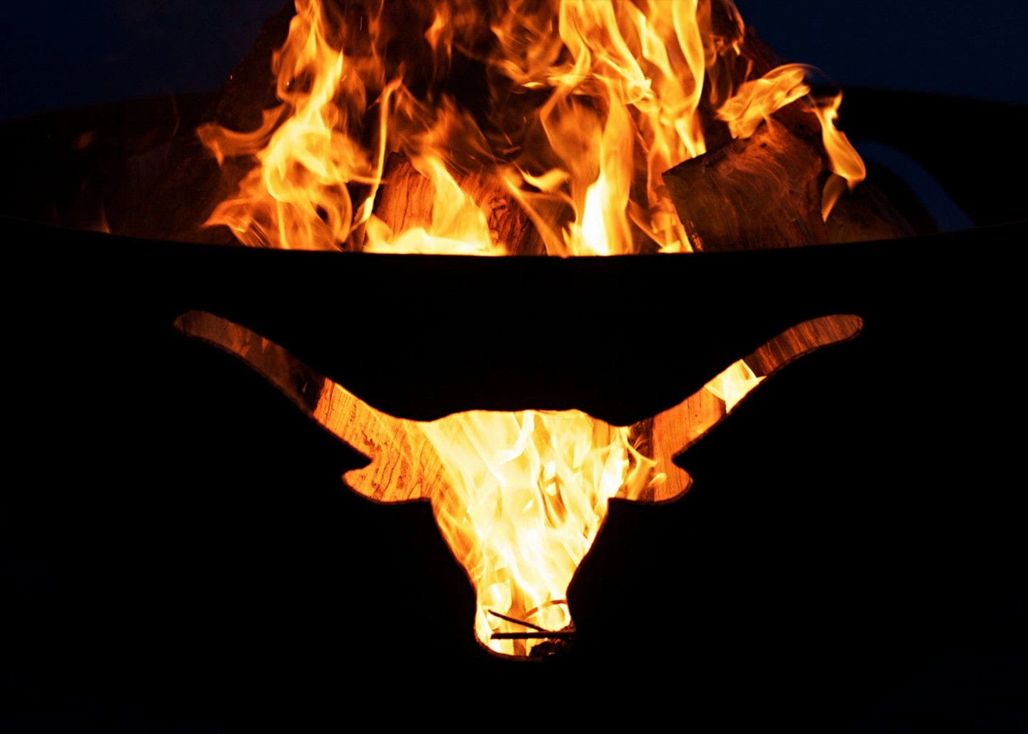 Fire Pit Art Longhorn 36-inch Gas Fire Pit
