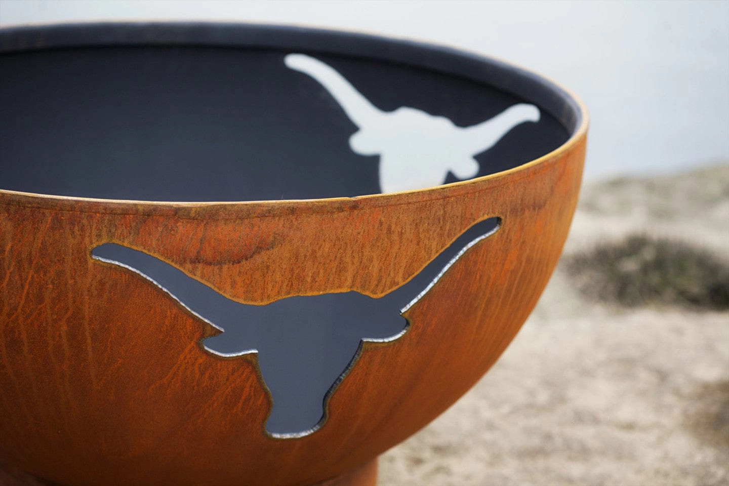 Fire Pit Art Longhorn 36-inch Gas Fire Pit