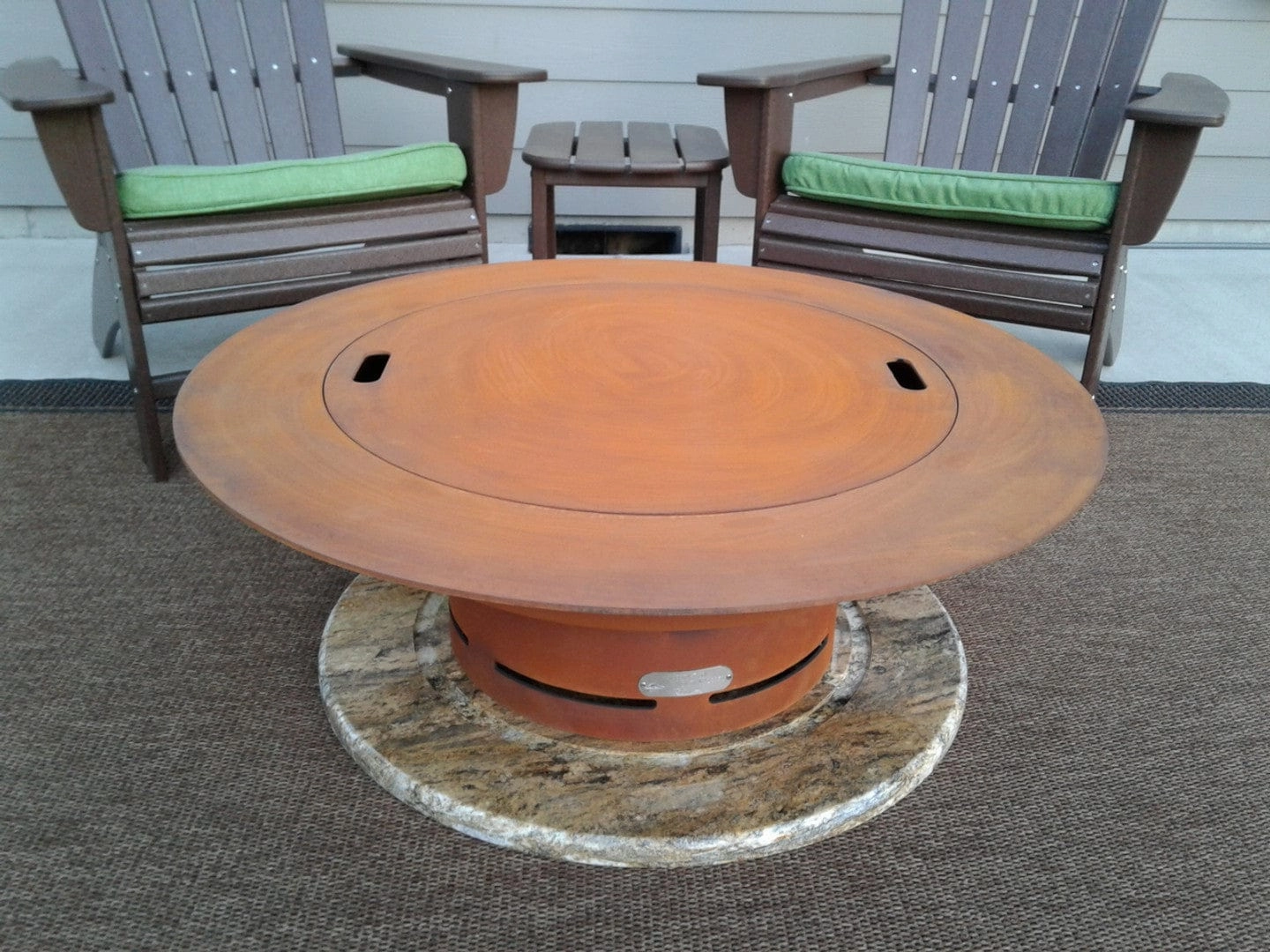 Fire Pit Art Saturn 41-inch Gas Fire Pit - SAT