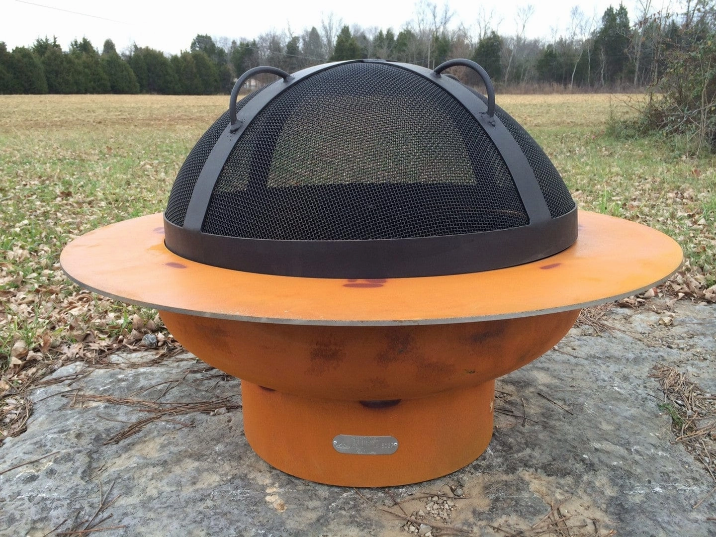 Fire Pit Art Saturn 41-inch Gas Fire Pit - SAT