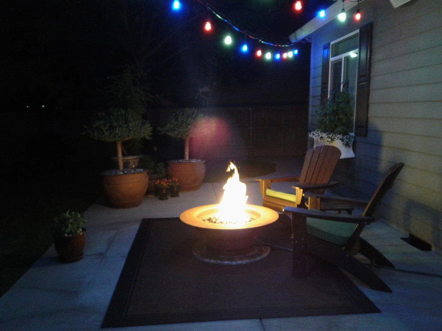 Fire Pit Art Saturn 41-inch Gas Fire Pit - SAT