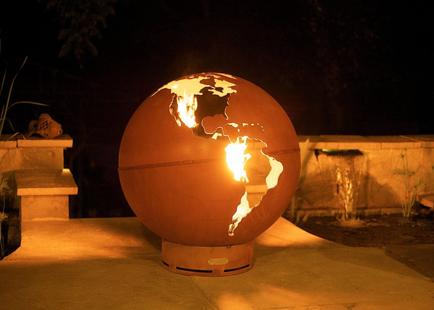 Fire Pit Art Third Rock 36-inch Gas Fire Pit - TR