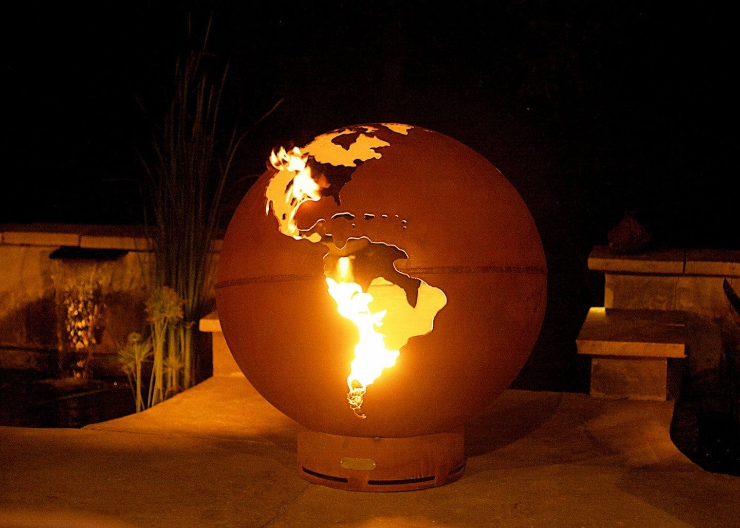Fire Pit Art Third Rock 36-inch Gas Fire Pit - TR