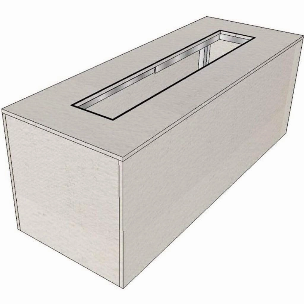 Firegear 108" Linear Fire Pit Enclosure RTF-L10824