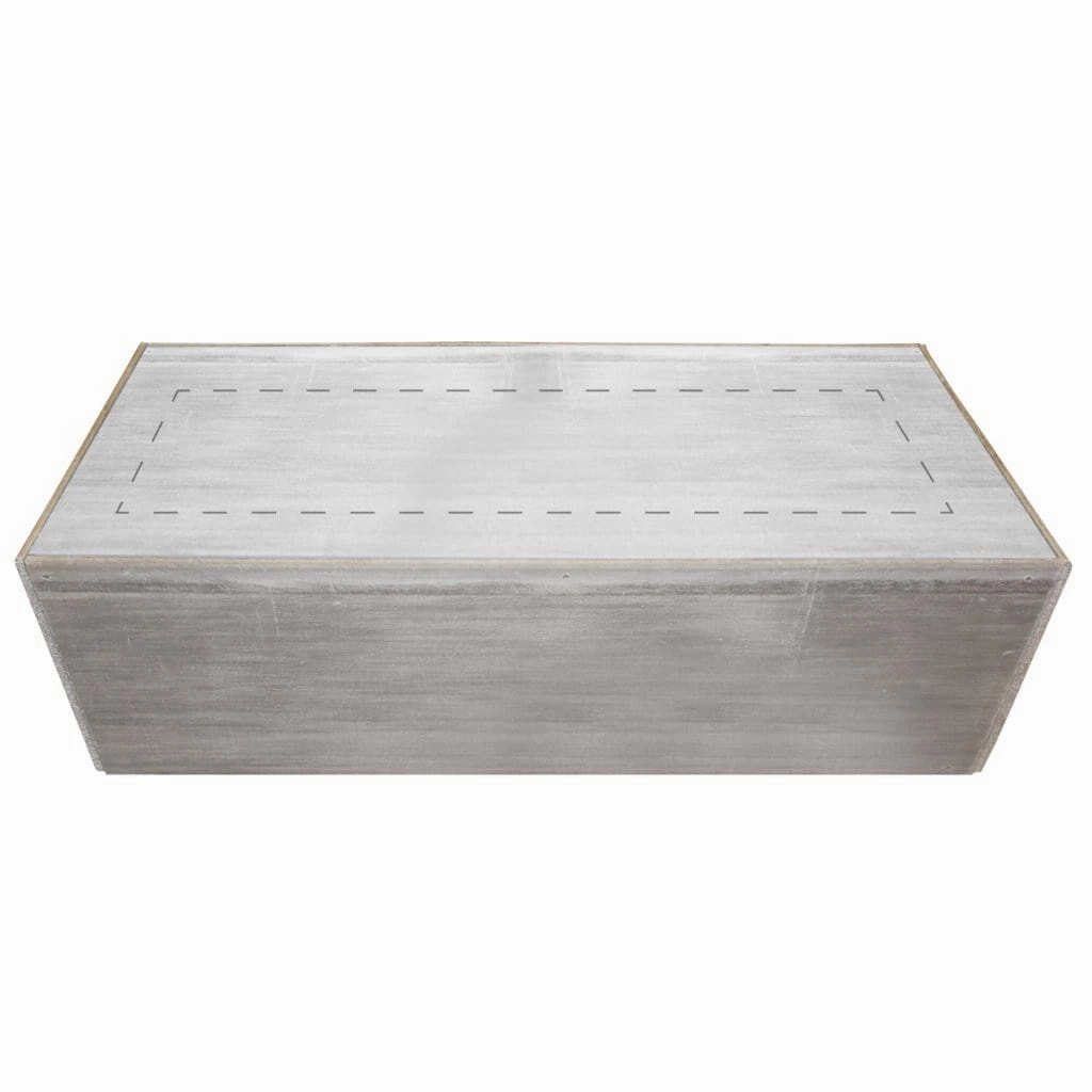 Firegear 108" Linear Fire Pit Enclosure RTF-L10824portable outdoor fire pit with lid