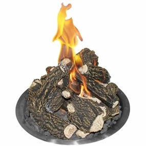 Firegear 17-Piece Spit Fire Refractory Log Set L-SFFireproof mat for under fire pit