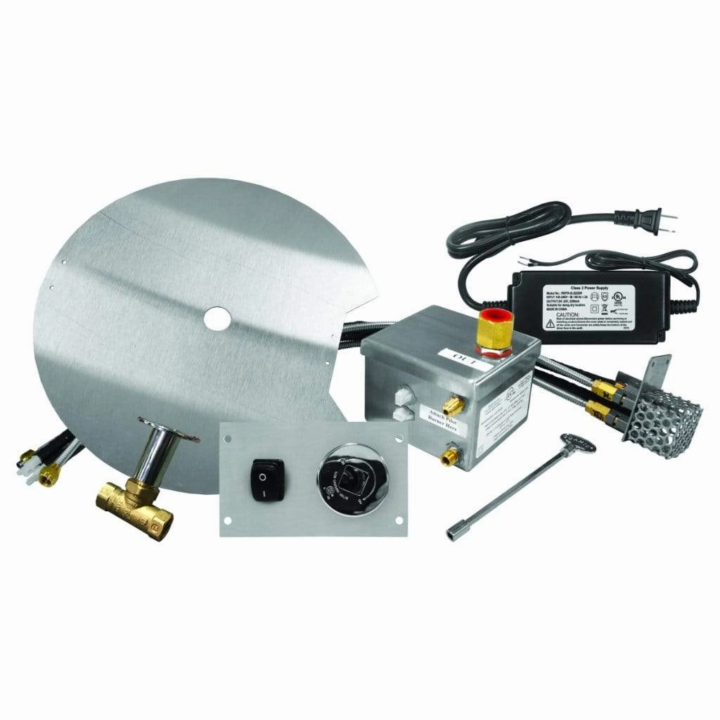 Firegear 33" Round Drop-In Pan Brass Burning Spur FPB-33RPSBR21AWS