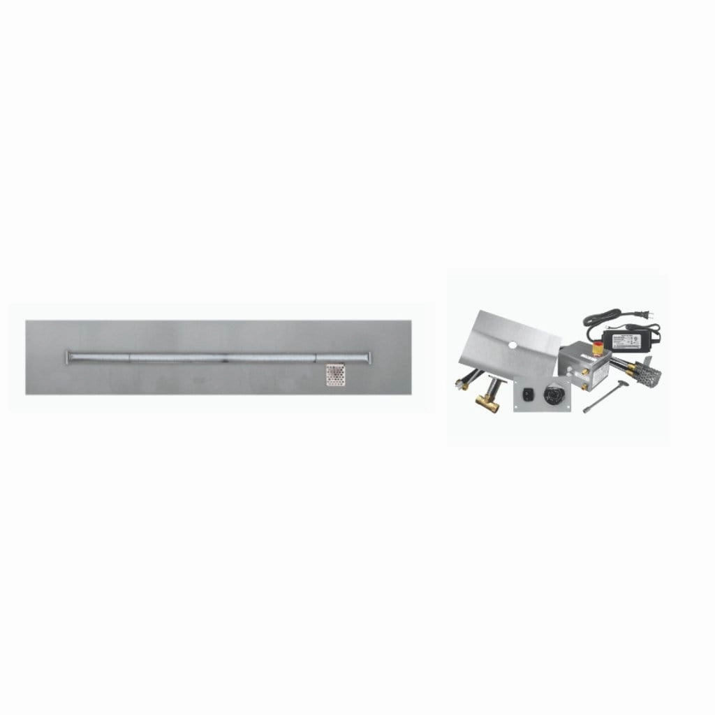 Firegear 48" Linear Stainless Steel Flat Pan T-Burner LOF-4808FTAWSportable outdoor fire pit with lid