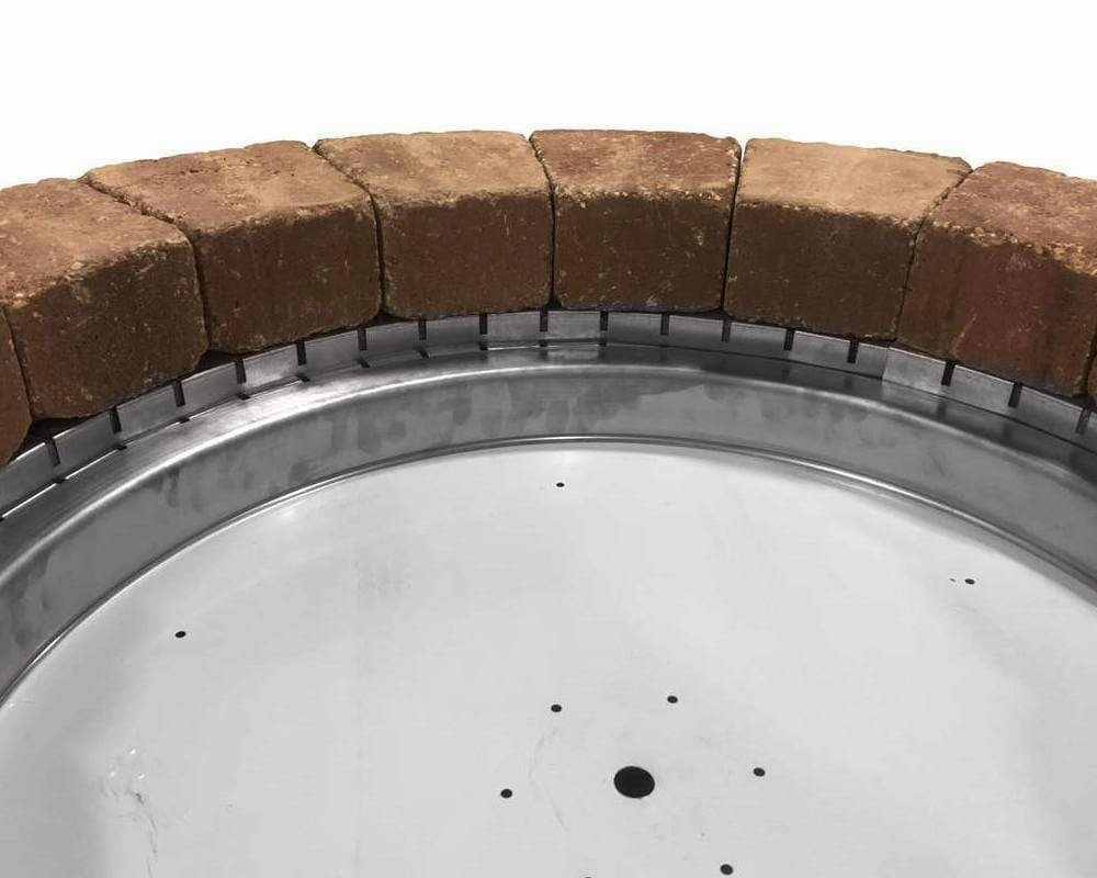 Firegear Line Of Fire 48" T Burner Patio Ready Fire Pit Kit LOF-48LTTMSIN-PK
