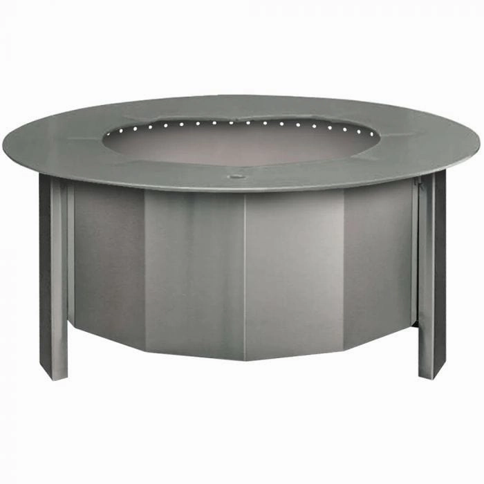 Firegear Lume Multisided Freestanding Smokeless 21-inch Wood Burning Fire Pit with Sear Cooking Surface LUME-MS1SRportable outdoor fire pit with lid