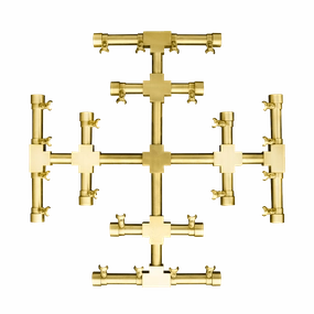 Firegear Pro Snowflake 32-inch Burner FG-PSBR-SF32Fireproof mat for under fire pit