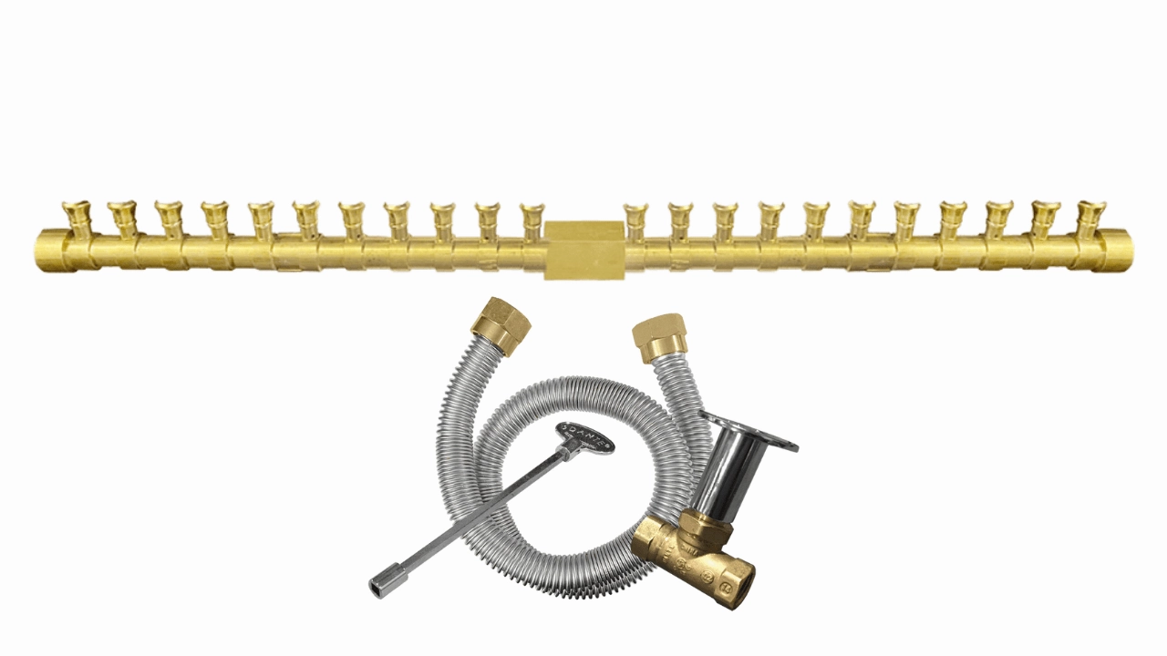 Firegear Pro T 24-inch Burner Kit FG-PSBR-T24-Kportable outdoor fire pit with lid