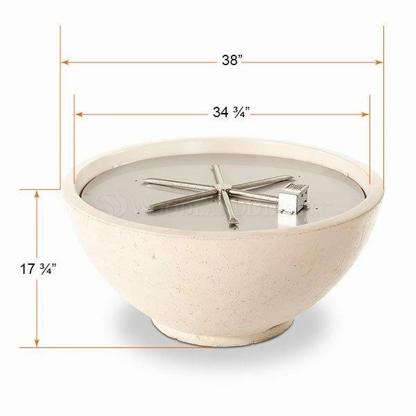 Firegear Sanctuary 2 Fire Pit Table SAN2-34DBSMT-N