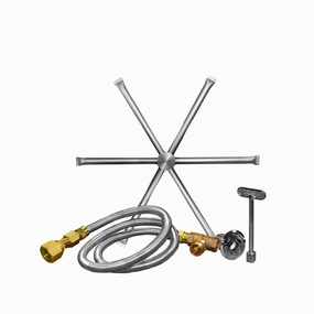 Firegear Stainless Steel 12-inch Burning Spur Burner Kit - DBS-12KFireproof mat for under fire pit