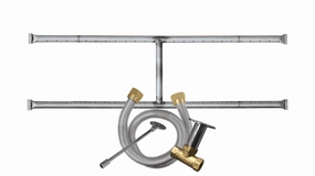 Firegear Stainless Steel 24-inch H Burner Kit FG-H-2406SSKFireproof mat for under fire pit