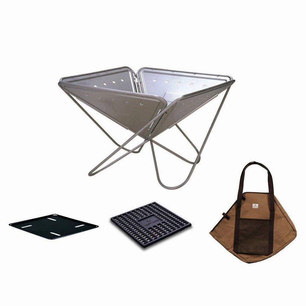 Fireplace Starter Set heavy-duty garden utility cart with handle
