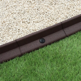 Flexible Lawn Edging Brown 1.2m x 24 extra large ceramic garden planters