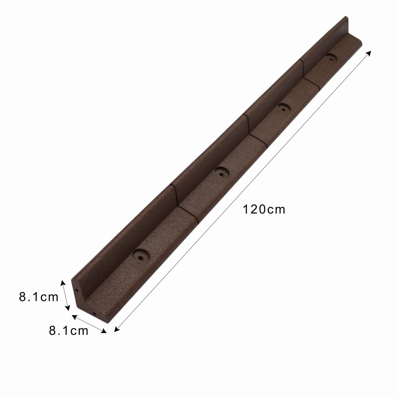 Flexible Lawn Edging Brown 1.2m x 40