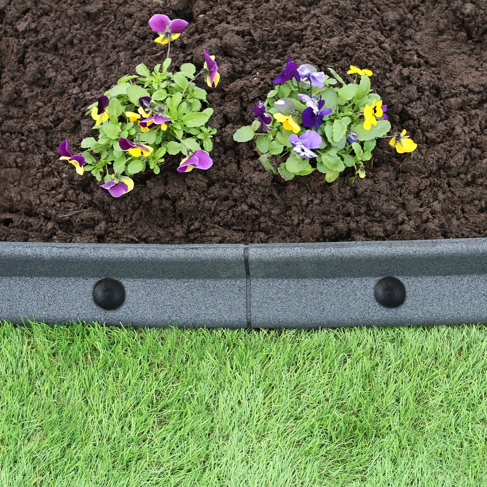 Flexible Lawn Edging Grey 1.2m x 22