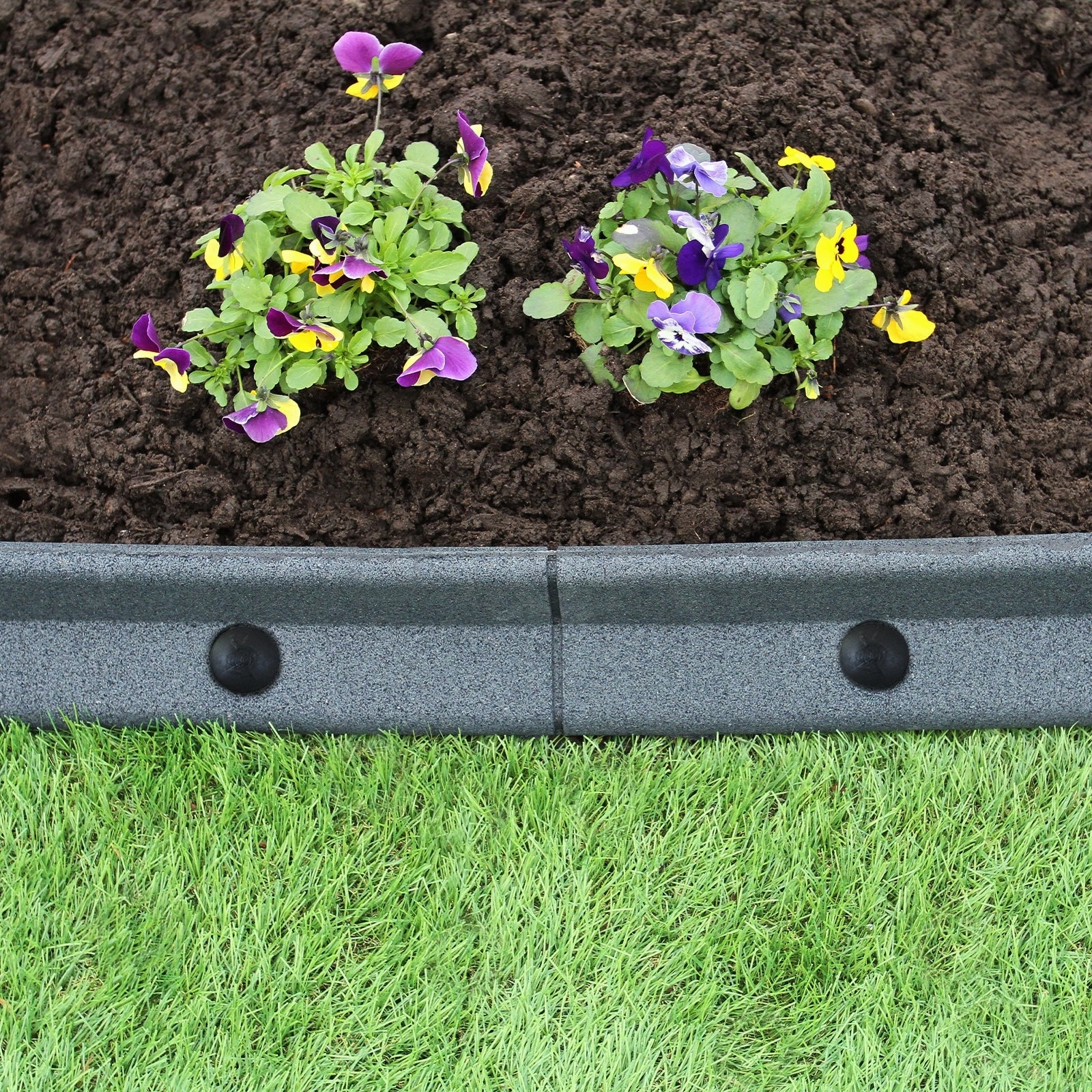 Flexible Lawn Edging Grey 1.2m x 40