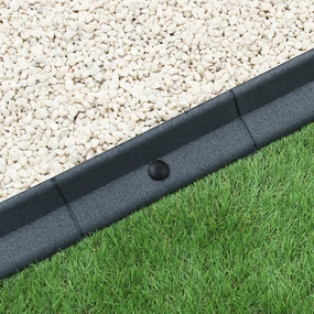 Flexible Lawn Edging Grey 1.2m x 6 extra large ceramic garden planters