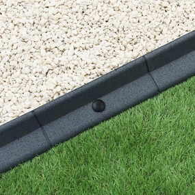 Flexible Lawn Edging Grey 1.2m x 8 extra large ceramic garden planters