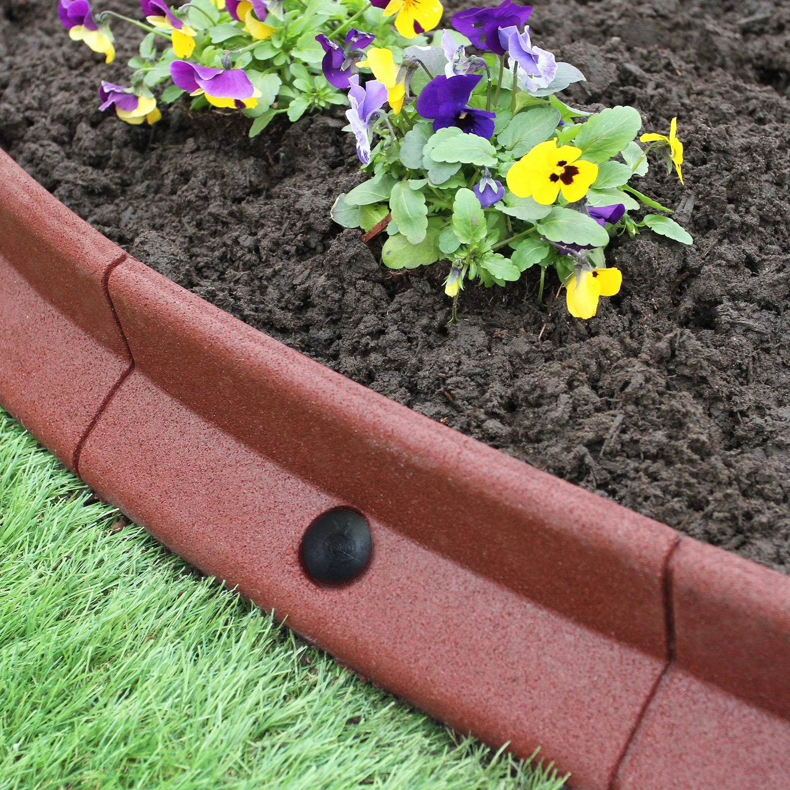 Flexible Lawn Edging Terracotta 1.2m x 26