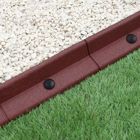 Flexible Lawn Edging Terracotta 1.2m x 26 extra large ceramic garden planters