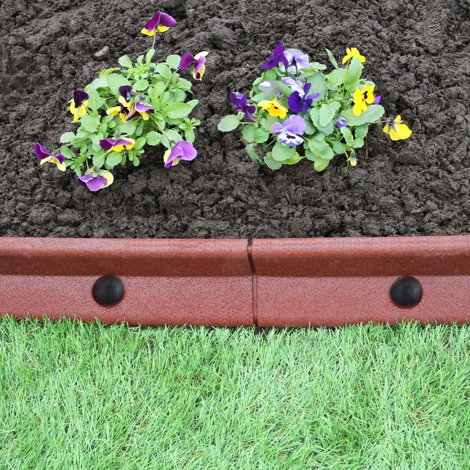 Flexible Lawn Edging Terracotta 1.2m x 26