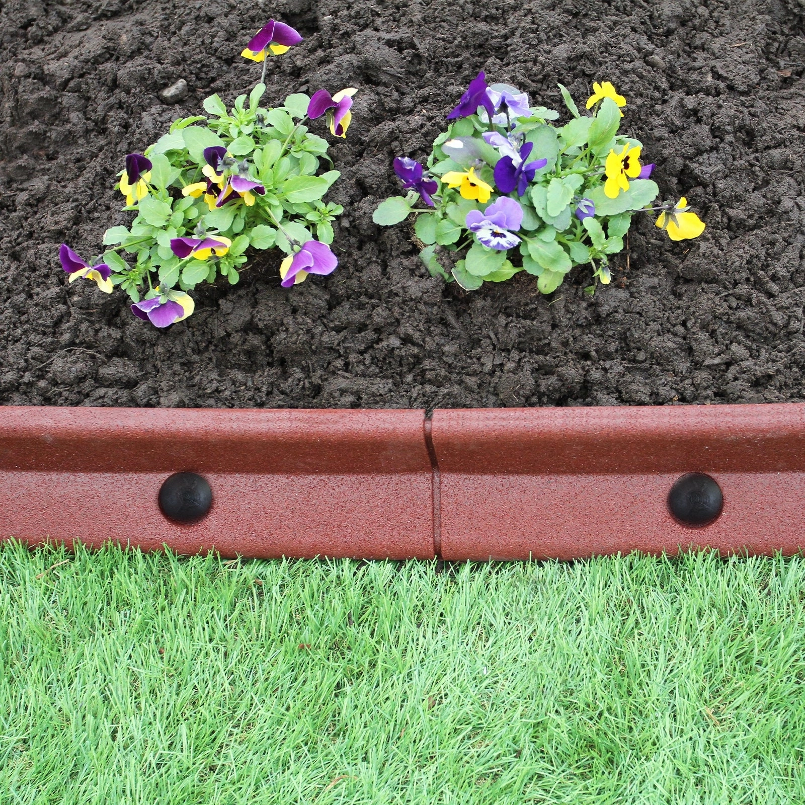 Flexible Lawn Edging Terracotta 1.2m x 36