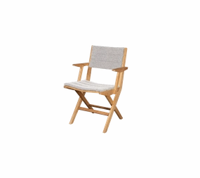 Flip folding armchairoutdoor dining chair with armrests