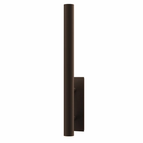 Flue LED Wall Sconce Textured BronzeOutdoor wall sconces with motion sensor