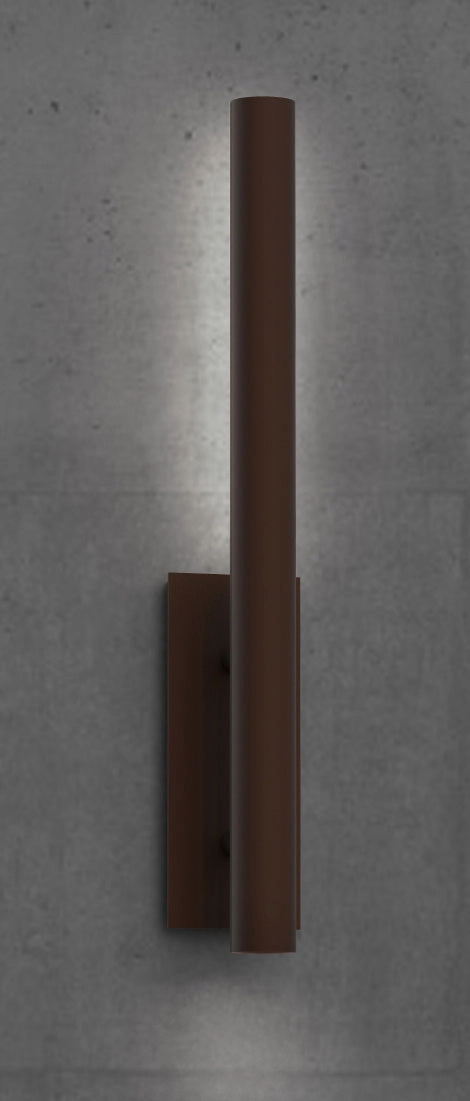 Flue LED Wall Sconce Textured Bronze