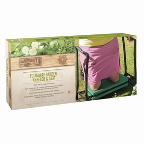Foldaway Garden Kneeler premium quality garden tool set with case