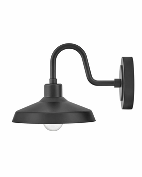 Forge LED Wall Mount BlackOutdoor wall sconces with motion sensor
