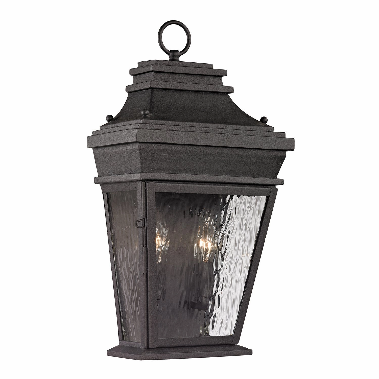 Forged Provincial Two Light Outdoor Wall Sconce CharcoalOutdoor wall sconces with motion sensor