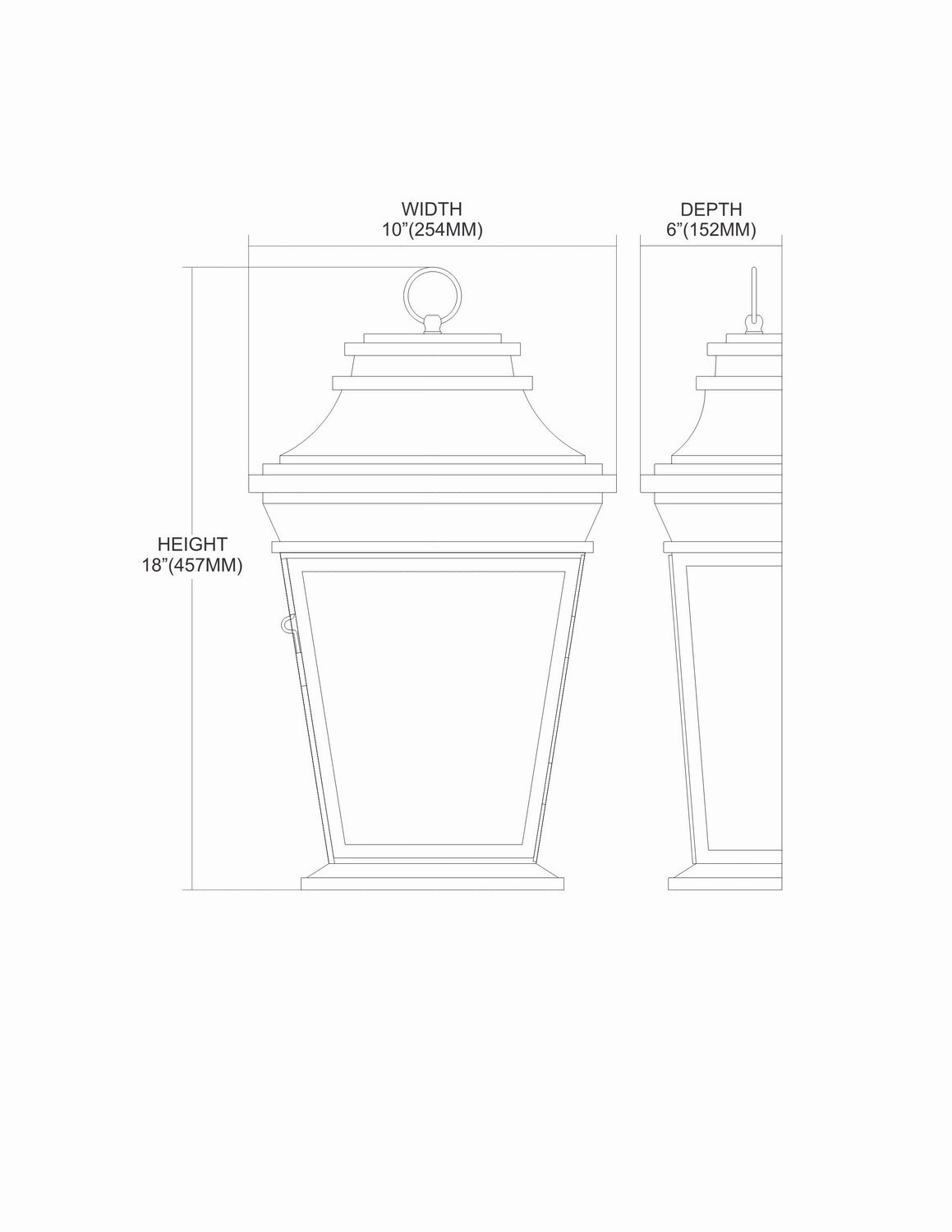 Forged Provincial Two Light Outdoor Wall Sconce Charcoal