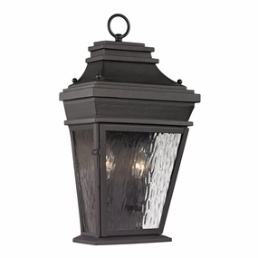 Forged Provincial Two Light Outdoor Wall Sconce CharcoalOutdoor wall sconces with motion sensor