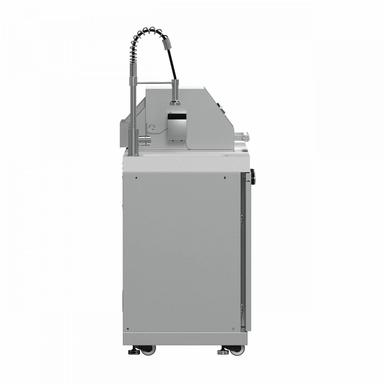 Forno Bulnes White Countertop Outdoor Kitchen with 30" 60,000 BTU BBQ and Beverage Centre - FODKT2506WHT