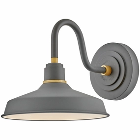 Foundry Classic Small Gooseneck Barn LightWeatherproof outdoor lighting