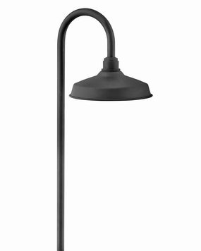 Foundry LED Path Light Textured BlackDecorative outdoor post lights