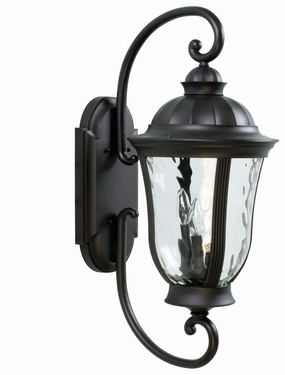 Frances Three Light Wall Mount Oiled Bronze (Outdoor)Outdoor wall sconces with motion sensor