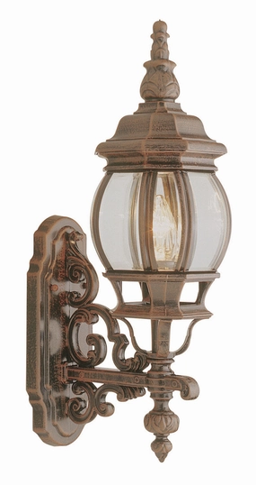 Francisco One Light Wall Lantern RustOutdoor wall sconces with motion sensor