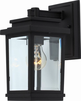 Freemont One Light Outdoor Wall Mount BlackOutdoor wall sconces with motion sensor